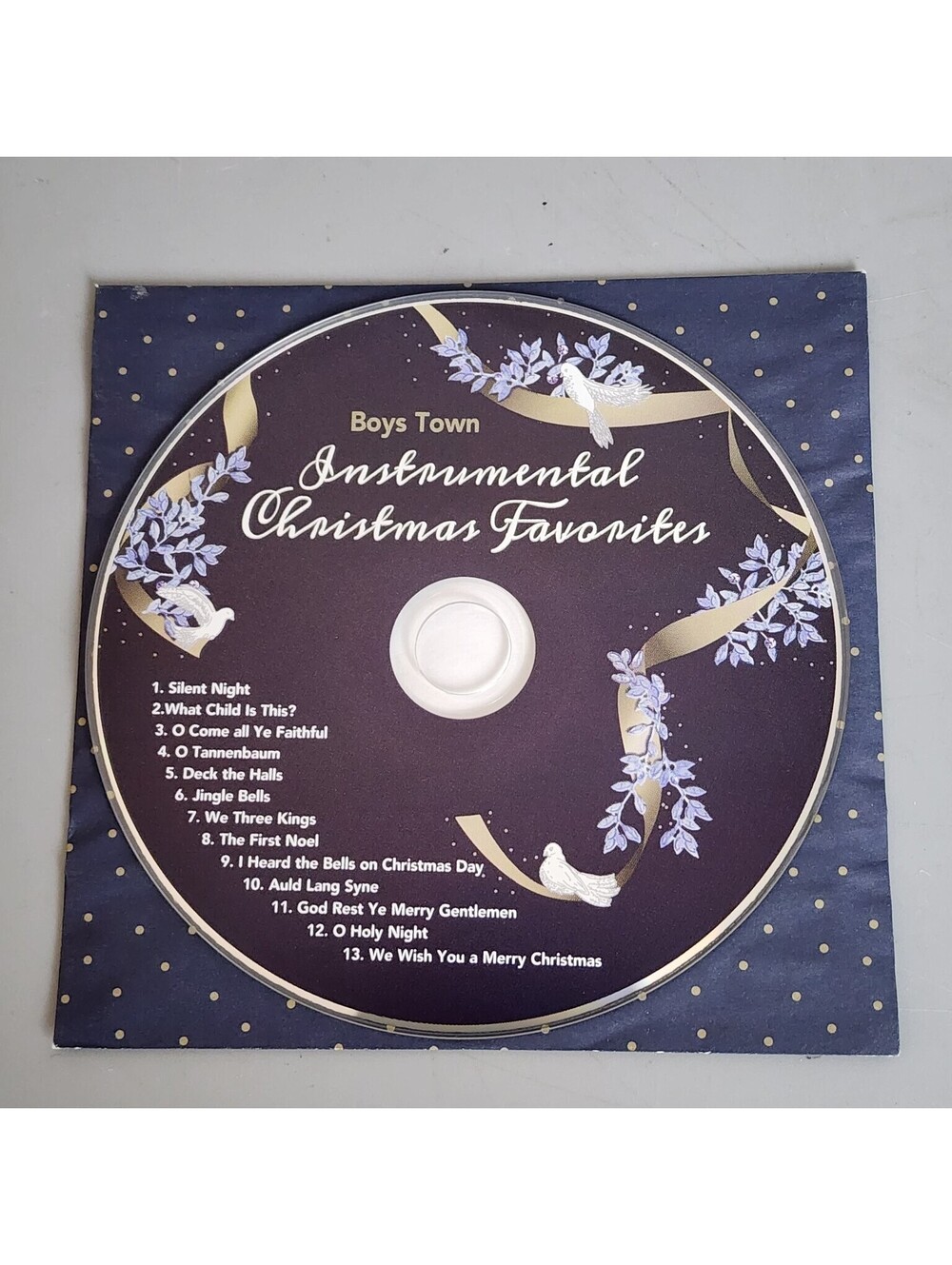 Boys Town Instrumental Christmas Favorites CD - Holiday Music Album 86007SL